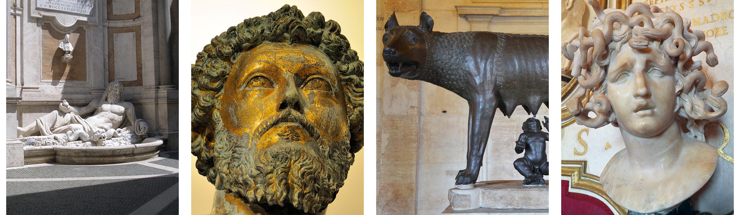 Nuova Ala | Statua Equestre Marco Aurelio | Lupa Capitolina | Medusa di Bernini