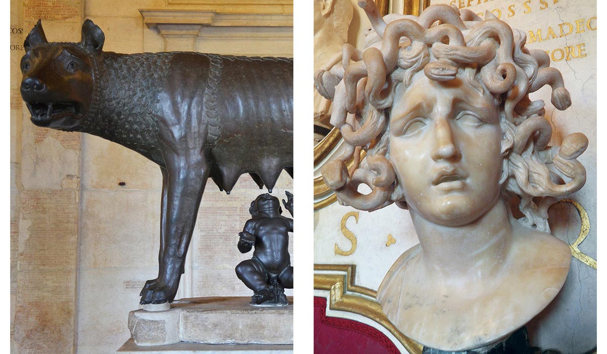 Lupa Capitolina |  la Medusa di Bernini